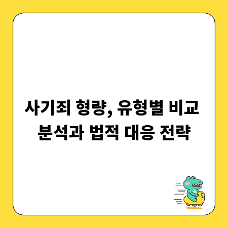 사기죄 형량, 유형별 비교 분석과 법적 대응 전략
